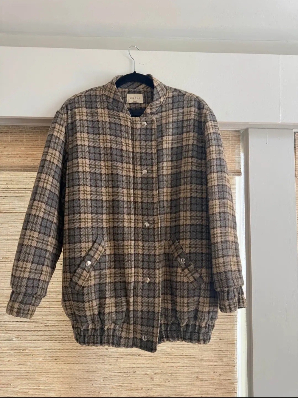 Sezane Richie Coat - Plaid